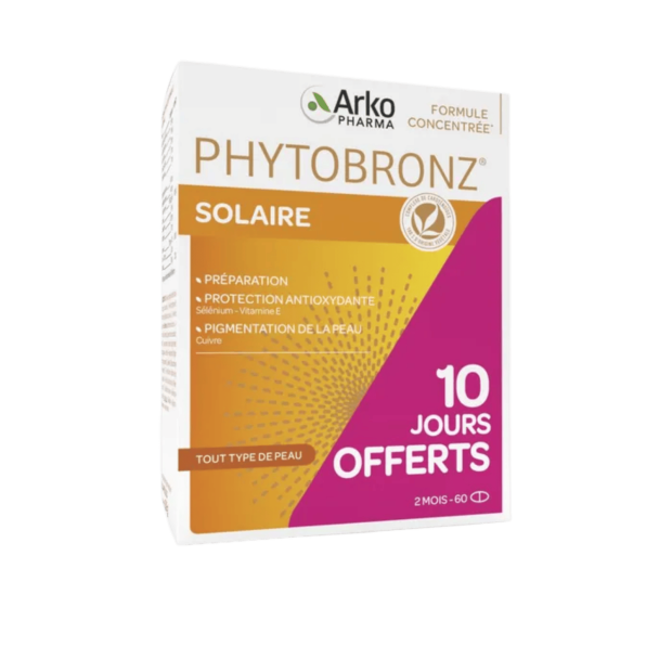 Phytobronz Autobronzant 2 mois, 2x30 gélules | Parashop.com