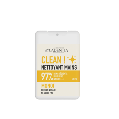 Clean Nettoyant Mains Monoï, 20ml | Parashop.com