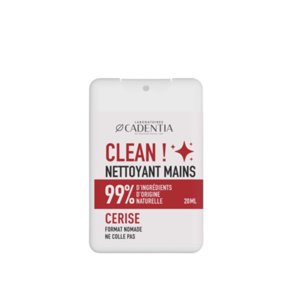 Clean Nettoyant Mains Cerise, 20ml | Parashop.com