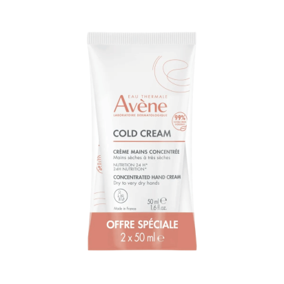Cold Cream Duo Crème Mains Concentrée, Lot 2x50ml | Parashop.com