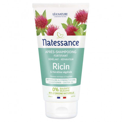 RICIN, Après, shampoing Ricin Kératine, 150ml Natessance - Parashop