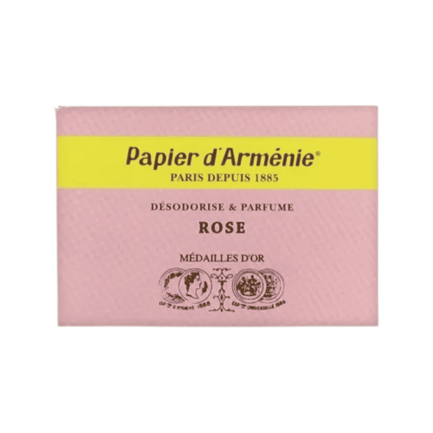 Carnet La Rose, 12 feuilles Papier d'Arménie™ | Parashop.com