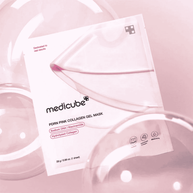 PDRN Pink Collagen Masque tissu gélifié Hydratation intense, 1 unité