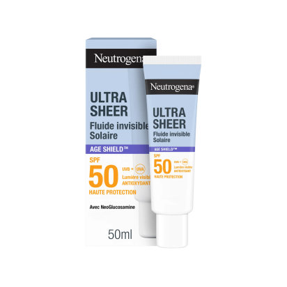 Ultra Sheer Fluide Invisible Solaire Age Shield SPF50, 50ml | Parashop.com