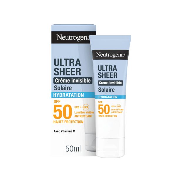 Ultra Sheer Crème Invisible Solaire Hydratation SPF50, 50ml | Parashop.com