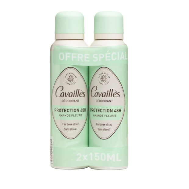 Protection 48H Spray Amande fleurie, Lot 2X150ml