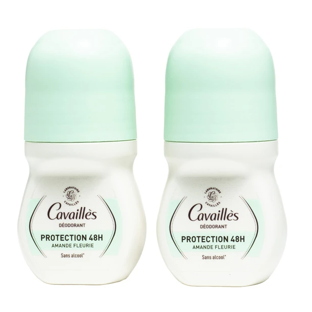 Dermato Déodorant Peaux Sensibles 48H Roll-On, Lot 2X50ml