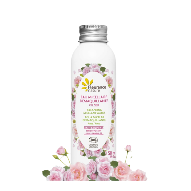 Eau Micellaire Démaquillante Avec Rose Bio, 50ml | Parashop.com