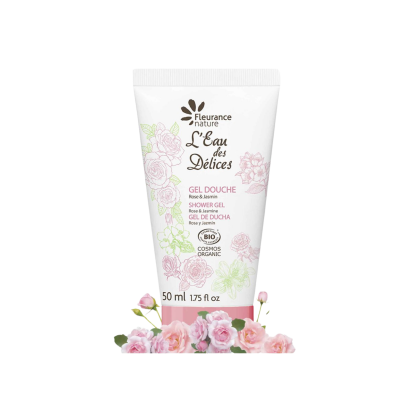 Gel Douche L'Eau des Délices Rose & Jasmin, 50ml | Parashop.com