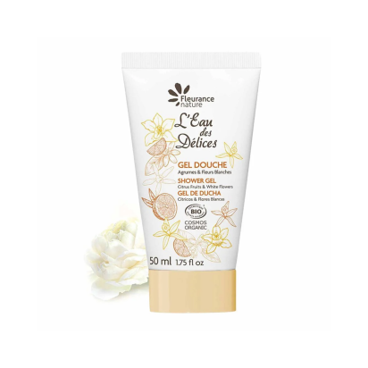 Gel Douche L'Eau des Délices Agrumes & Fleurs Blanches, 50ml | Parashop.com