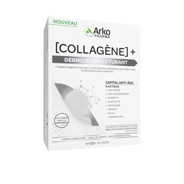 Collagène Dermo-Restructurant, 60 Gélules | Parashop.com