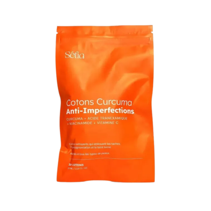 Recharge Cotons Anti-Imperfections au Curcuma, 30 Unités | Parashop.com