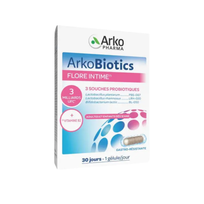 Probiotiques Flore Intime 30 jours, 30 gélules | Parashop.com
