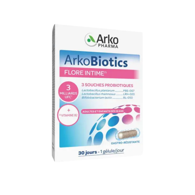 Probiotiques Flore Intime 30 jours, 30 gélules | Parashop.com