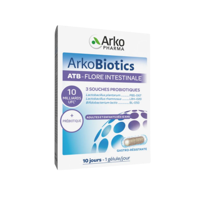 Probiotiques ATB Flore Intestinale 10 jours, 10 gélules | Parashop.com