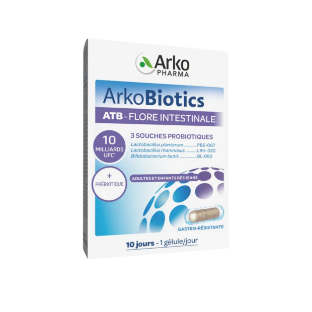 Probiotiques ATB Flore Intestinale 10 jours, 10 gélules | Parashop.com