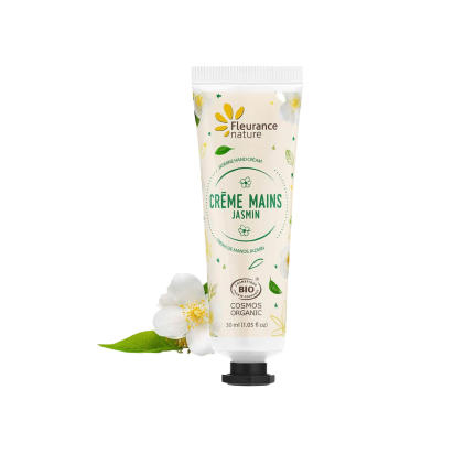 Crème Mains Bio Parfum Jasmin, 30ml | Parashop.com