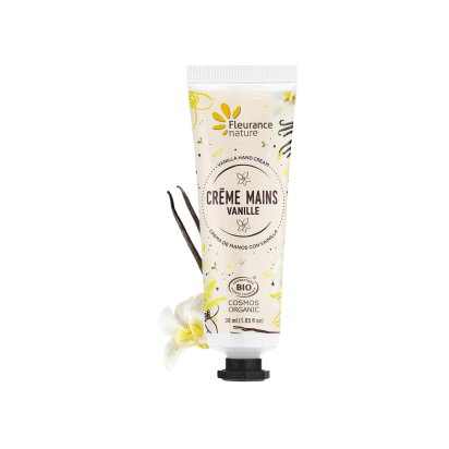 Crème Mains Bio Parfum Vanille, 30ml | Parashop.com