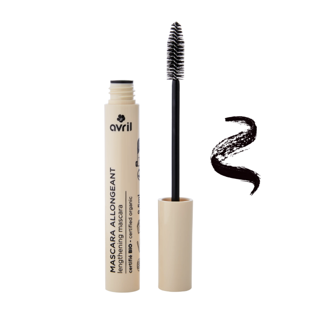 Mascara Allongeant Certifié Bio Noir, 9.5ml | Parashop.com