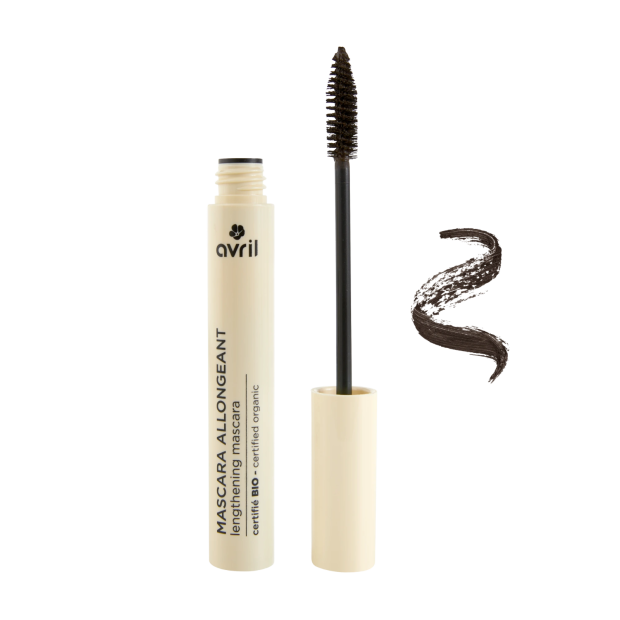 Mascara Allongeant Certifié Bio Marron, 9.5ml | Parashop.com