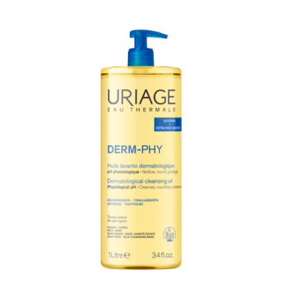 DERM-PHY Huile Lavante Dermatologique pH Physiologique, 1L | Parashop.com