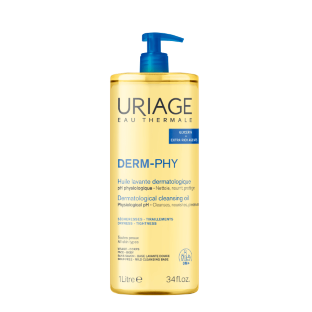 DERM-PHY Huile Lavante Dermatologique pH Physiologique, 1L | Parashop.com