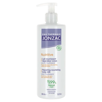 JONZAC NUTRITIVE Lait Nourrissant Réparateur Corps Bio, 400ml | Parashop.com