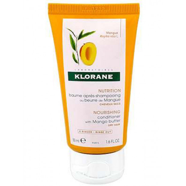 NUTRITION Baume après-shampoing beurre de mangue, 50ml Klorane - Parashop