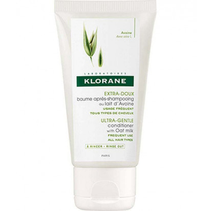 EXTRA DOUX Baume après-shampoing lait d'Avoine, 50ml Klorane - Parashop