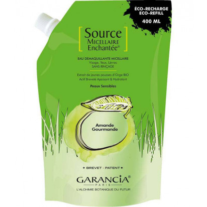 [Source Micellaire Enchantée Amande] Eau Micellaire 4 en 1, Recharge 400ml Garancia - Parashop