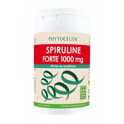 SPIRULINE FORTE 1000 MG, 100 COMP Phytoceutic - Parashop