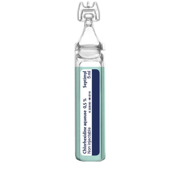 SEPTIMYL Unidoses chlorhexidine 0.5%, 10x5ml Laboratoires Gilbert - Parashop