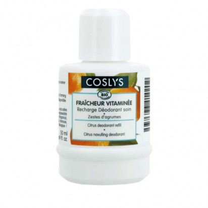 Recharge déodorant soin fraîcheur vitaminée zestes d'agrumes bio, 50ml