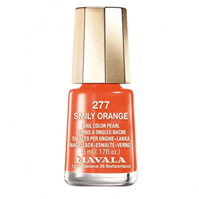 MINI COLOR vernis à ongles Smily orange N°277, 5ml Mavala - Parashop