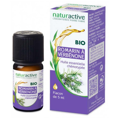 Huile essentielle romarin à verbenone bio, 5ml Naturactive - Parashop