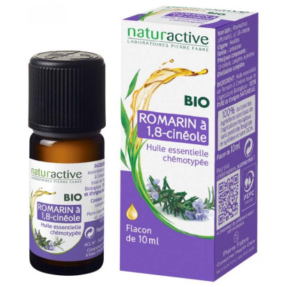 Huile essentielle romarin cineole bio, 10ml