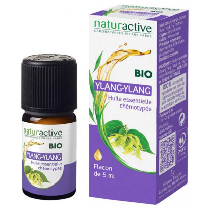 Huile essentielle ylang ylang bio, 5ml Naturactive - Parashop