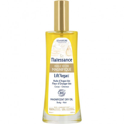 Huile sèche magnifique. 100ml  Natessance - Parashop