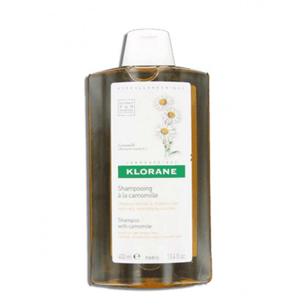 Shampoing à la Camomille Blondissant et Illuminateur, 400ml Klorane - Parashop