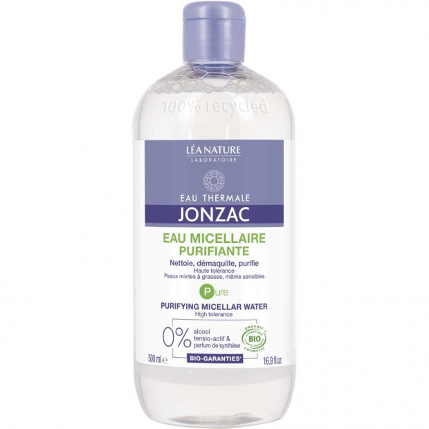 PURE Eau micellaire purifiante Bio, 500ml Jonzac - Parashop