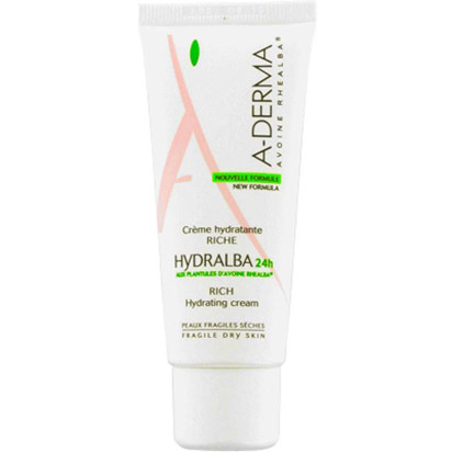 HYDRALBA 24H Crème Hydratante Riche, 40ml A-Derma - Parashop