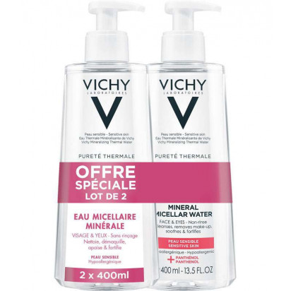 PURETÉ THERMALE, Lotion micellaire démaquillante. Lot 2x400ml