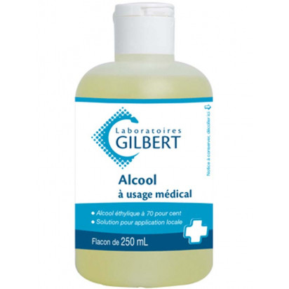 GILBERT Alcool Modifié, 70%, 250ml Laboratoires Gilbert - Parashop
