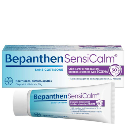 BEPANTHEN SENSICALM crème anti-démangeaisons eczema, 20g Bayer - Parashop