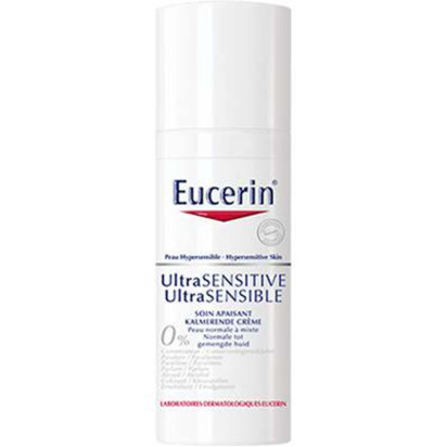 ULTRASENSIBLE Soin Apaisant Peau Normale à Mixte, 50ml Eucerin - Parashop