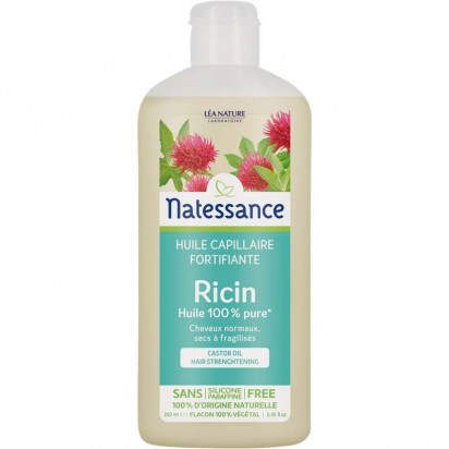 Huile de Ricin Fortifiant Naturelle, 250ml Natessance - Parashop