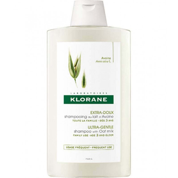 Shampoing Extra-doux au Lait d'Avoine, 400ml Klorane - Parashop