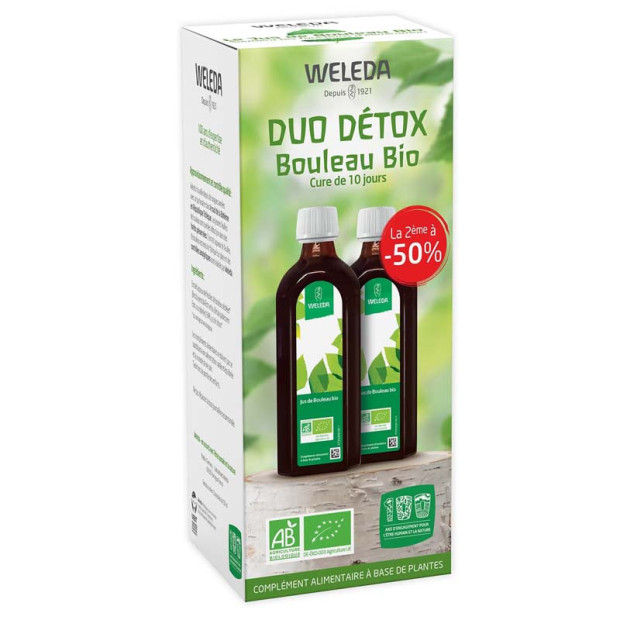 Jus de Bouleau, lot 2x200ml Weleda - Parashop