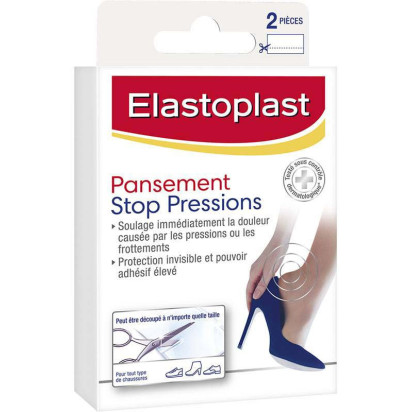 PANSEMENTS PIEDS, 2 pansements Stop Pression 9cm x 6,5cm Elastoplast - Parashop