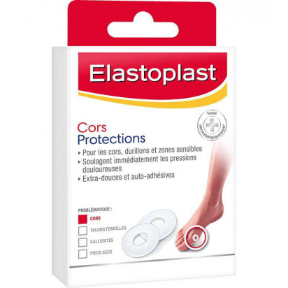 PANSEMENTS PIEDS, 20 protections Cors Elastoplast - Parashop